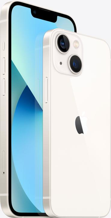 Produktbild Apple iPhone 13 (512 GB, Starlight, 6.10", SIM + eSIM, 12 Mpx, 5G)