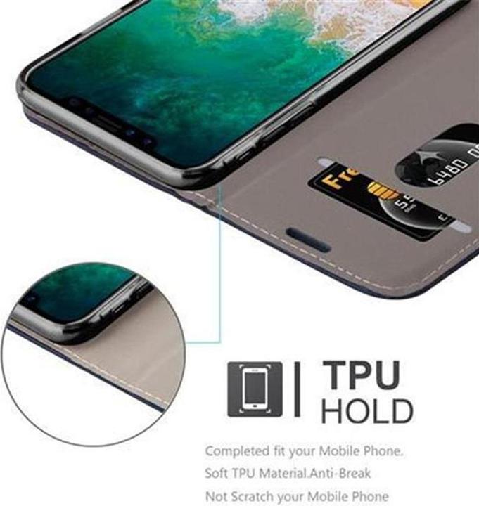 Image du produit Cadorabo Couverture look jeans Book (Apple iPhone X)