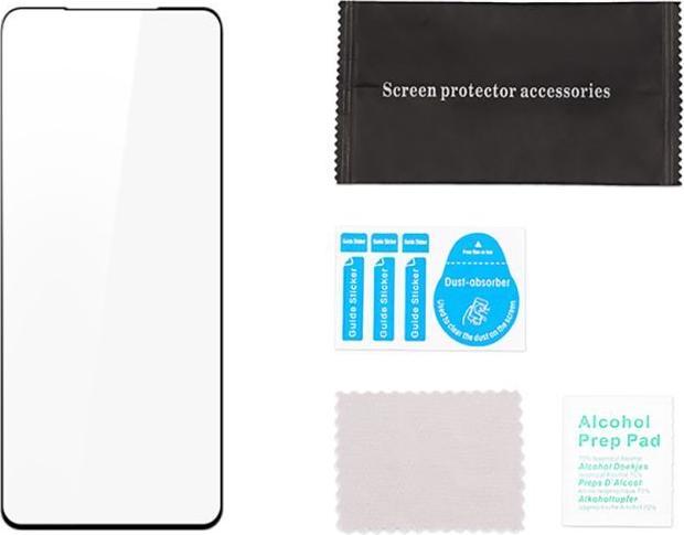 Actual product image Dux Ducis 9D Tempered Glass full screen 9H tempered glass with frame for Samsung Galaxy A73 black (c (1 Piece, Samsung Galaxy A73 5G)