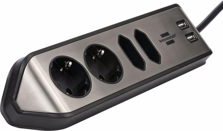 Produktbild Brennenstuhl Steckdosenleiste (6 x, USB-A, 2 m)