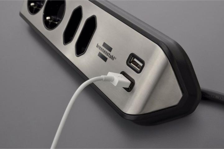 Produktbild Brennenstuhl Steckdosenleiste (6 x, USB-A, 2 m)