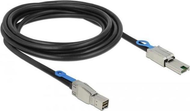 Actual product image Delock SAS cable: SFF8644-SFF8088, 3m