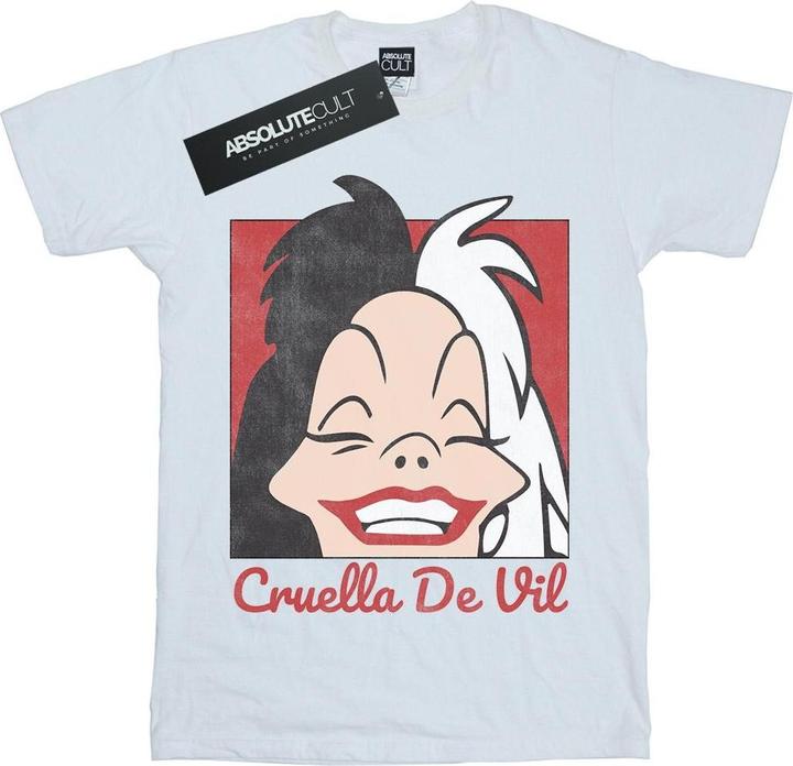 Disney Cruella De Vil Cropped Head TShirt (XXL)