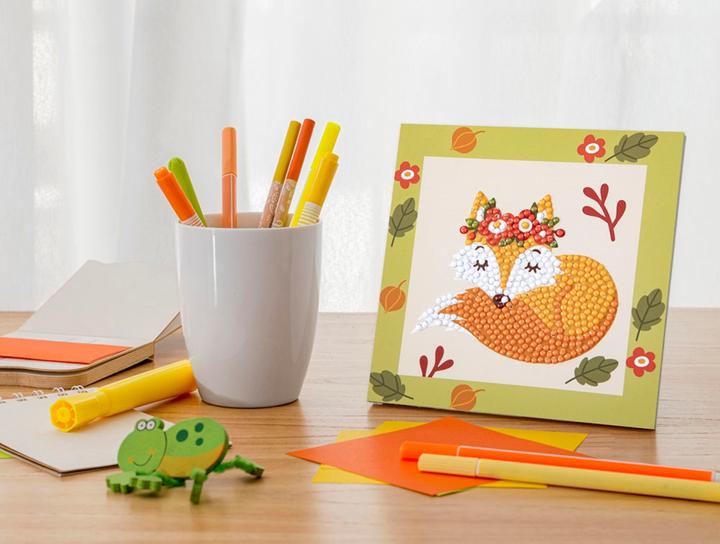 Actual product image Diamond Dotz Diamond Painting Little Fox