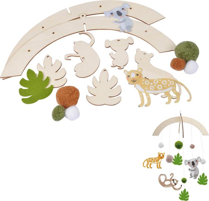 Actual product image Natura Punto Mobile for children, Hello Jungle, 27 x 10 cm