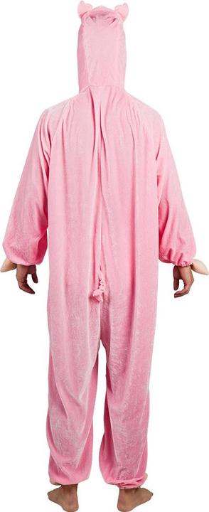 Immagine prodotto Boland Costume da maialino per bambini: tuta di peluche con cappuccio (140)