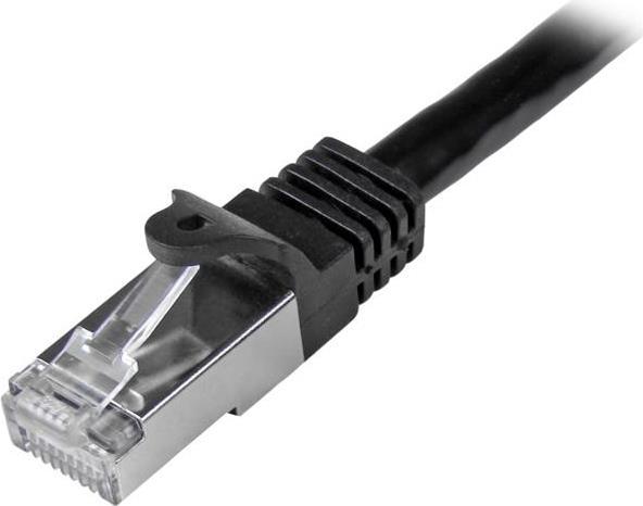 Image du produit StarTech Câble réseau Cat6 1m - Câble patch Gigabit blindé (SFTP) - Noir (S/FTP, CAT6, 1 m)