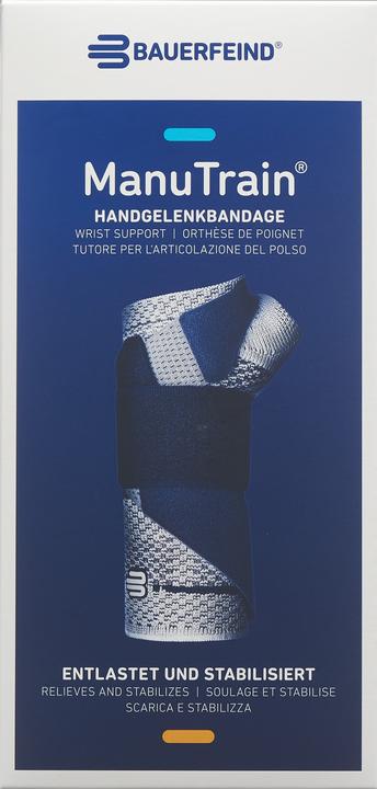 Produktbild Bauerfeind Aktivbandage links titan (2)
