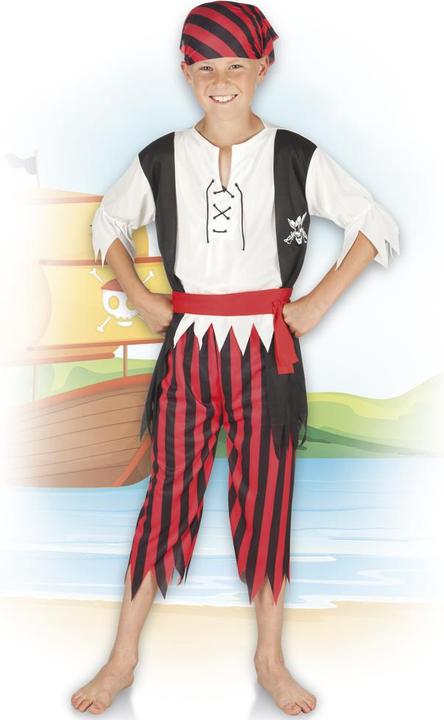Image du produit Widmann Costume de pirate Jack pour enfants : costume de corsaire (128, 134, 140, 130 B)