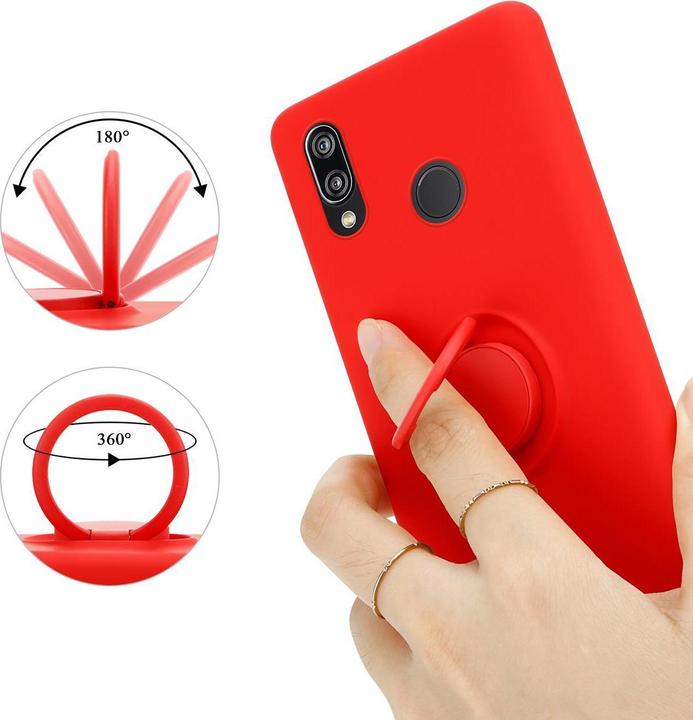 Produktbild Cadorabo TPU Liquid Ring Silicone Case Hülle (Huawei Nova 3E)
