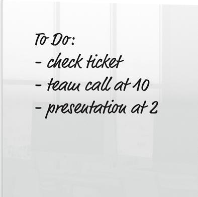 Produktbild Nobo Acryl-Notiztafel 30 cm x 30 cm, Transparent (30 x 30 cm)