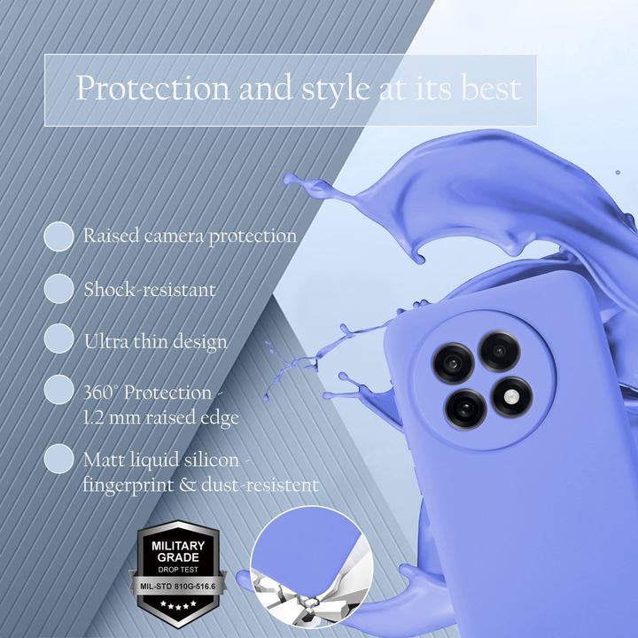 Actual product image Cadorabo Case for OnePlus 13R TPU Liquid Silicone Cover (OnePlus 13R)
