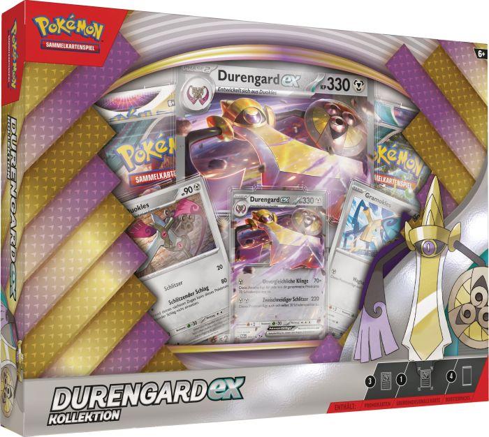 Produktbild Pokémon Sammelkarten Durengard-ex Kollektion Fachhandelsexklusivartikel (Deutsch, Booster Pack)