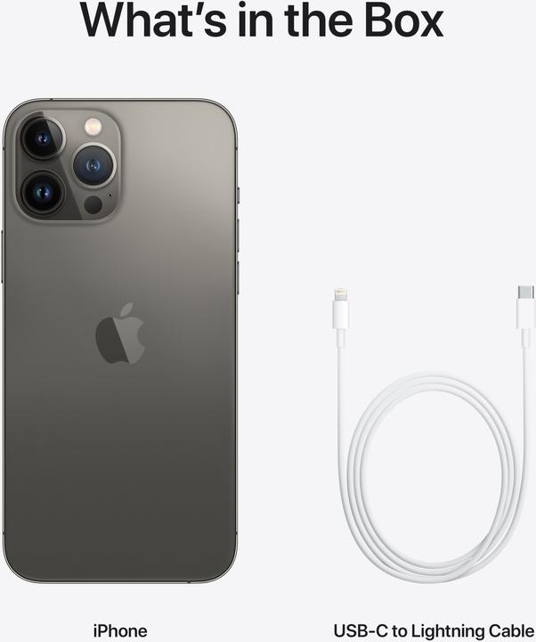 Productafbeelding Apple iPhone 13 Pro Max (1000 GB, Grafiet, 6.70", SIM + eSIM, 12 Mpx, 5G)