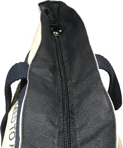 Actual product image Bekos Upcycling - Large shopping bag made from recycled fish food bags light blue