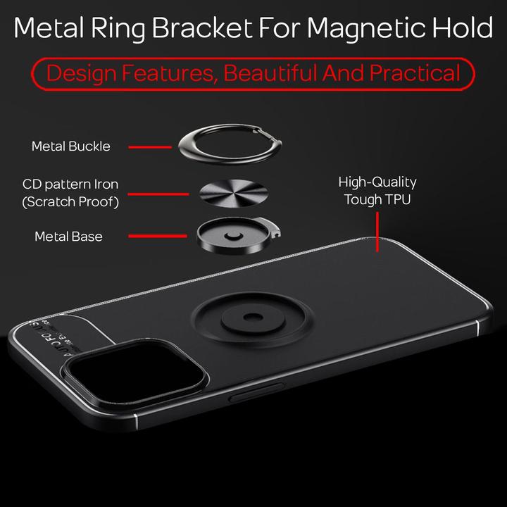 Immagine prodotto Nalia Custodia per cellulare in silicone ad anello (Apple iPhone 13 Pro)
