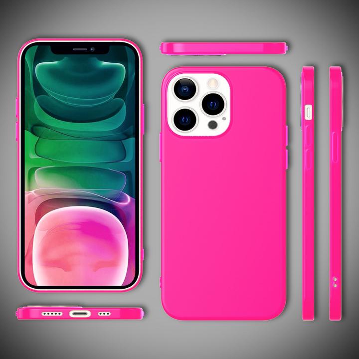 Actual product image Nalia Neon silicone mobile phone case (Apple iPhone 13 Pro)