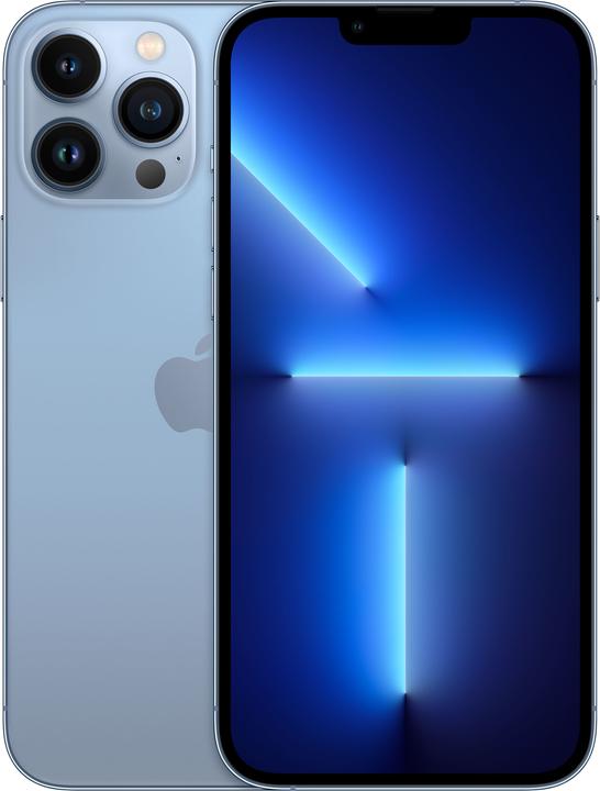 Apple iPhone 13 Pro Max (128 GB, Sierra Blue, 6.70", SIM + eSIM, 12 Mpx, 5G)