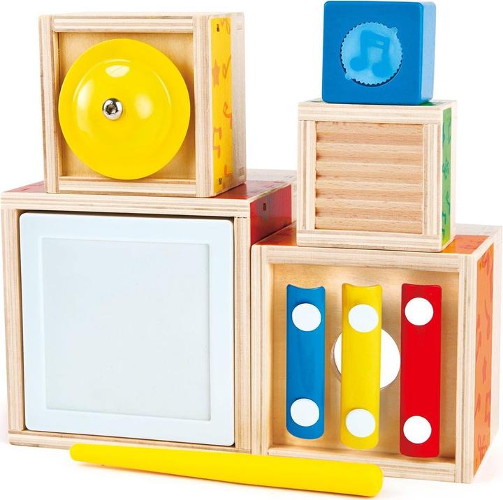 Immagine prodotto Hape Cubo per l'accatastamento della musica (Tedesco)