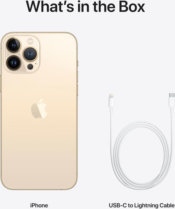 Actual product image Apple iPhone 13 Pro Max (256 GB, Gold, 6.70", SIM + eSIM, 12 Mpx, 5G)