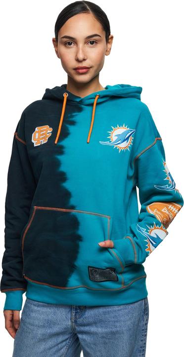 Actual product image Recovered Re:covered Fleece Hoody - INK DYE Miami Dolphins - 3XL (3XL)