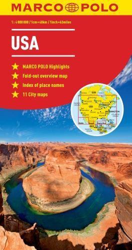 Produktbild MARCO POLO Kontinentalkarte USA 1:4 000