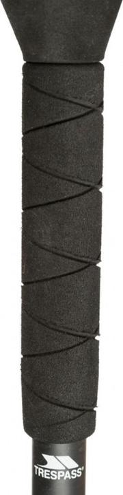 Actual product image Trespass STRYDER - 2 PC WALKING POLE SET (black, EACH, BLK) (135 cm)