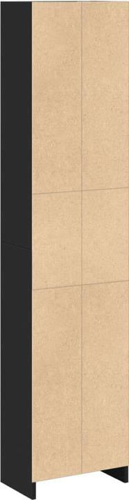 Actual product image VidaXL Bücherregal Standregal Büroregal Aktenregal Aufbewahrungsregal Schwarz (40 x 24 x 176 cm)
