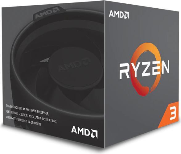 Produktbild AMD Ryzen 3 1200 3,1GHz (AM4, 3.10 GHz, 4 -Core)