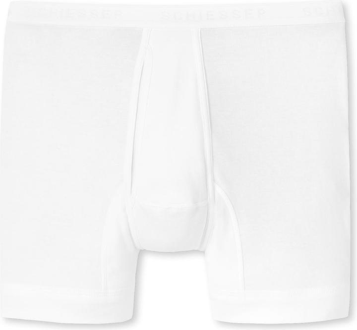 Actual product image Schiesser Men's Short Trunk Underpants with Eingriff Original Feinripp | 1 pack (14, Single pack)