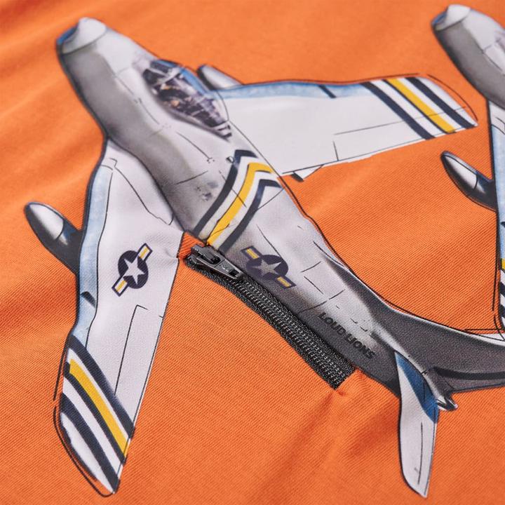 Actual product image VidaXL Children's long-sleeved shirt dark orange 116,Material: 100 (116)