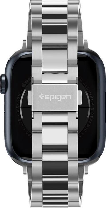 Produktbild Spigen Modern Fit Band für Apple Watch Series 38, 40, 41 mm - silver (38 mm, 40 mm, 41 mm, Stainless Steel, Apple Watch Series 1, Apple Watch Series 2, Apple Watch Series 3, Apple Watch Series 4, Apple Watch Series 5, Apple Watch Series 6, Apple Watch Series 7, Apple Watch Series 8, Apple Watch Series 9, Apple Watch SE)