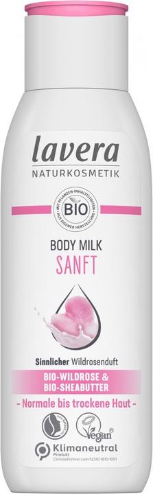 Lavera Sanfte Bodymilk Bio Wildrose & Bio Sheabutter (Körpercreme, 200 ml)