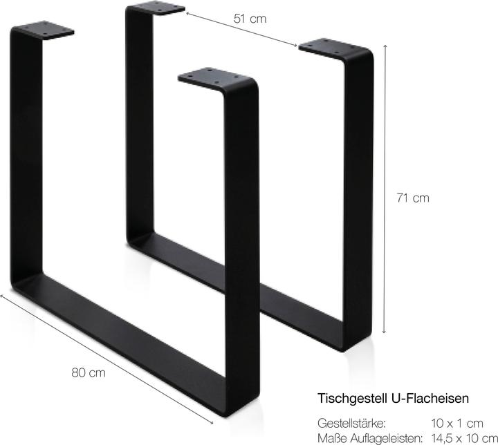 Actual product image Möbel-Eins Nebraska (180 x 100 x 75.5 cm)