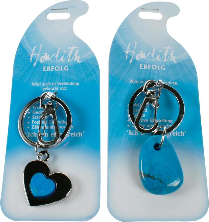 Produktbild Roost Schlüsselanhänger Erfolg G233 Howlith türkis 2 Motive (assortiert) (Howlith)