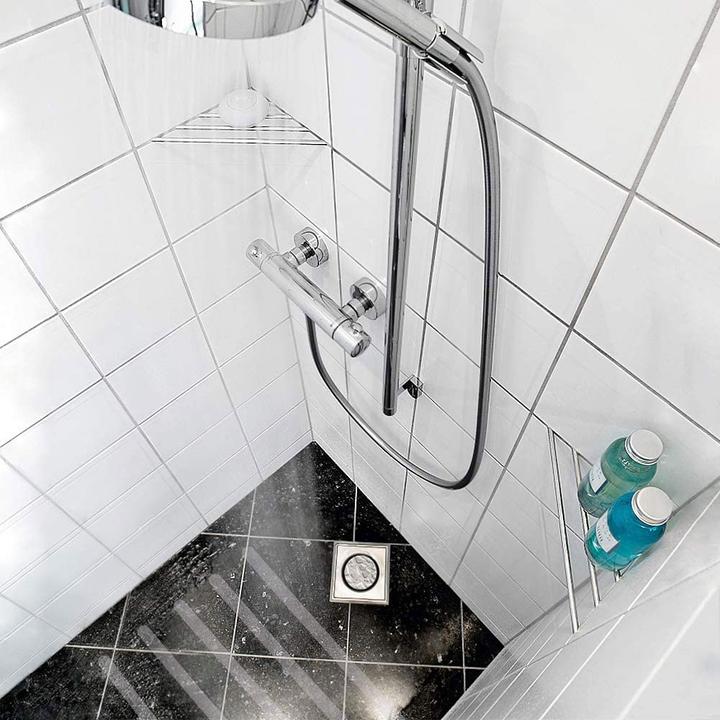 Actual product image Werkstein Selbstklebendes Anti-Rutsch Pad Sticker für Dusche / Badewanne - Transparent 19-tlg. Set (20 mm)