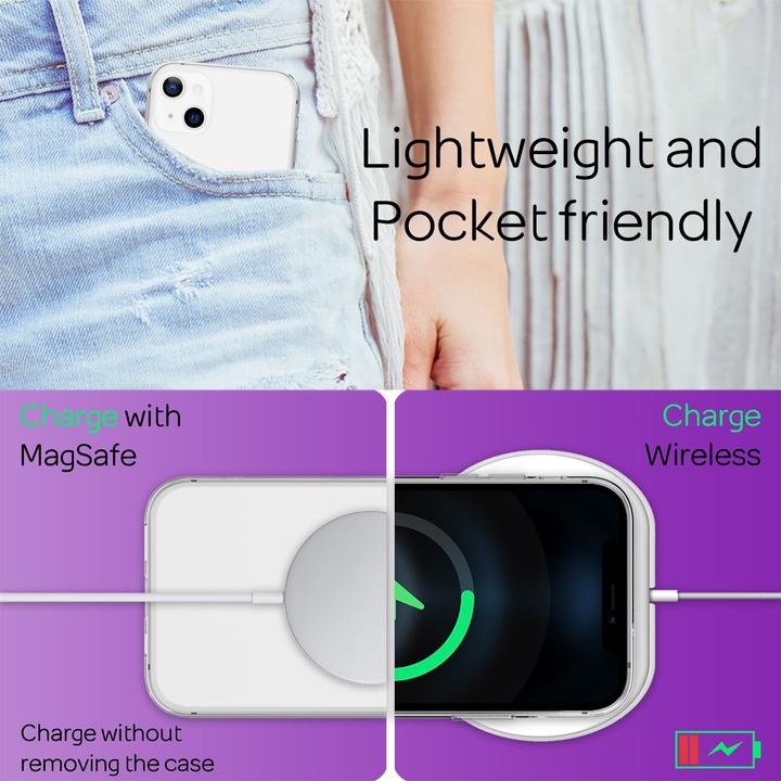 Produktbild Nalia Klare Silikon Handyhülle (Apple iPhone 13 mini)