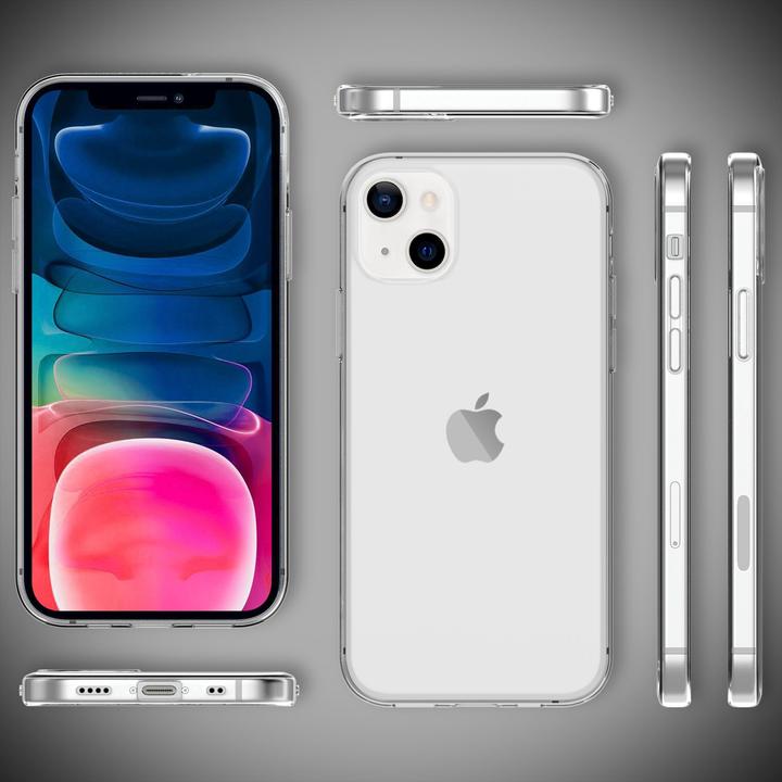 Produktbild Nalia Klare Silikon Handyhülle (Apple iPhone 13 mini)