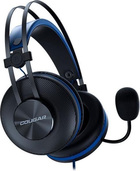 Produktbild Cougar IMMERSA ESSENTIAL - Headset - volles Kabel - 3,5 mm Klinkenstecker - blå (Kabelgebunden)
