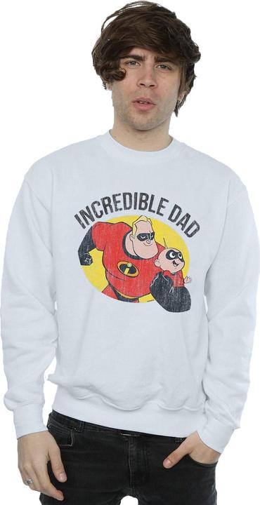 Actual product image Disney Mens The Incredibles Bob Parr Incredible Dad Sweatshirt (XL)