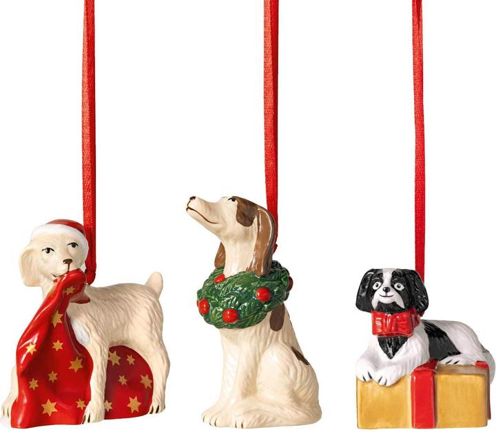 Villeroy & Boch Ornaments dogs (3 -part)