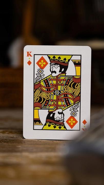 Productafbeelding Bicycle Die Beatles-Karten, blaues Deck (Engels)
