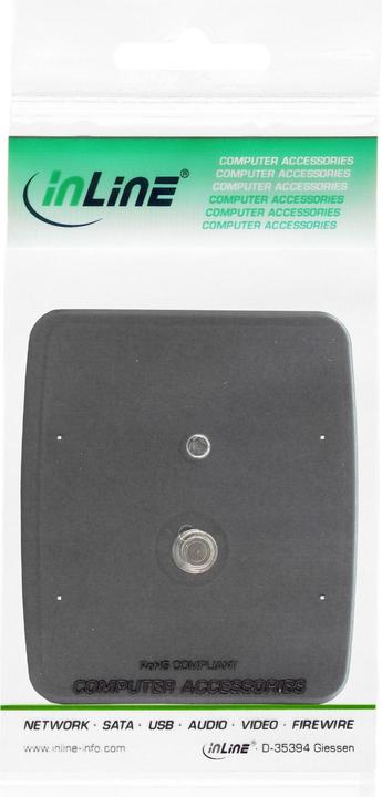 Actual product image InLine ® Tripod accessories, camera quick release plate, rectangular shape (Tripod quick-release plate)
