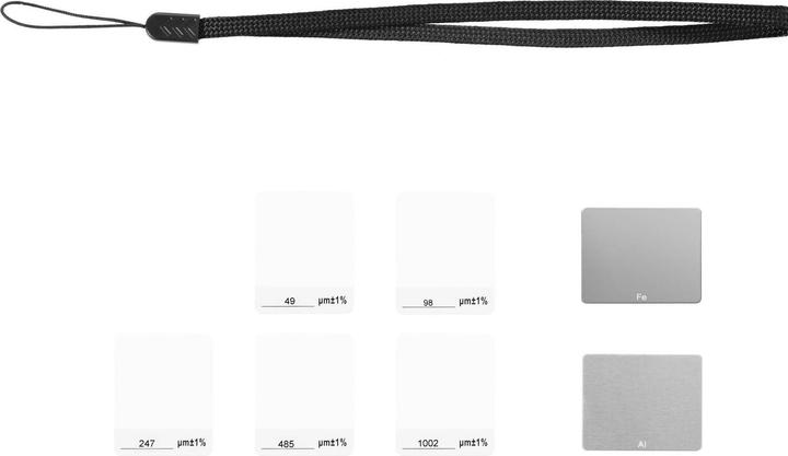 Produktbild Steinberg Schichtdickenmessgerät Lacktester Lackmesser Lackprüfer 0-2000 μm - ±3 % + 1 μm