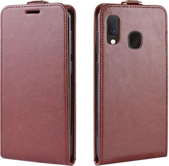 Actual product image MU Classic Leather flip case cover (Samsung Galaxy A20e)