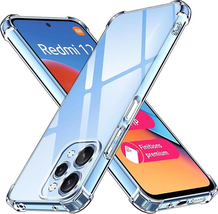 Produktbild Techsuit - Shockproof Clear Silicone - Xiaomi Redmi 12 4G / 12 5G - Clear (Xiaomi Redmi 12 5G, Xiaomi Redmi 12)