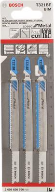 Produktbild Bosch Professional Zubehör PRO Metal Pipes and Profiles T321BF Stichsägeblatt, 132 mm, 5-tlg.