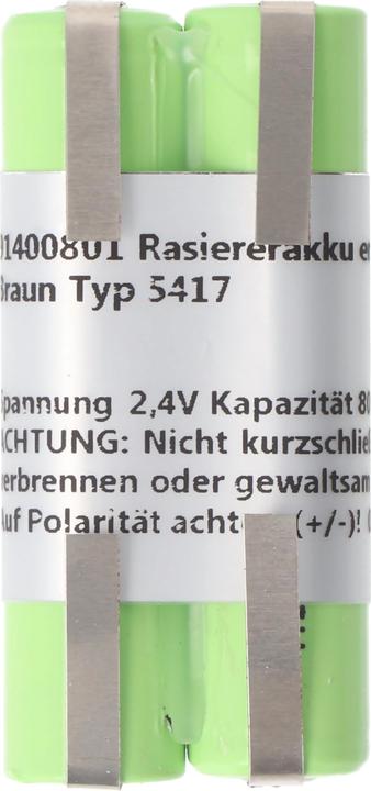 Actual product image AccuCell Battery for Braun Series 7 Beard Trimmer Battery BT7050, BT 7050 (700 mAh)
