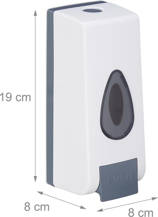 Actual product image Relaxdays Wall-mounted soap dispenser