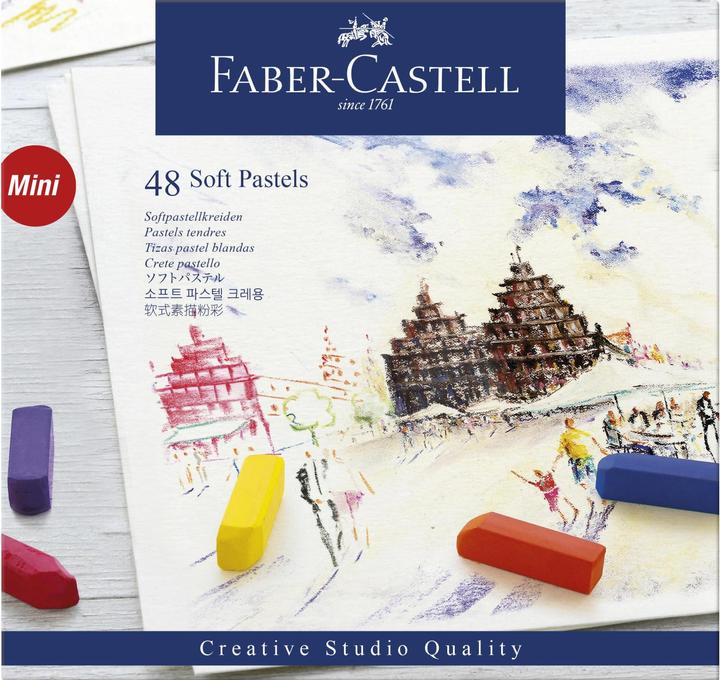 Actual product image Faber-Castell Soft pastel chalks Mini (Multicoloured, 48 x)